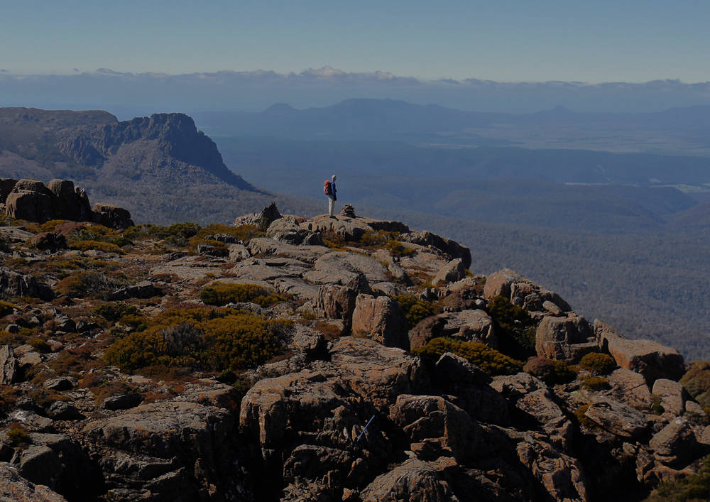 View to the Fingal Valley from Stacks Bluff